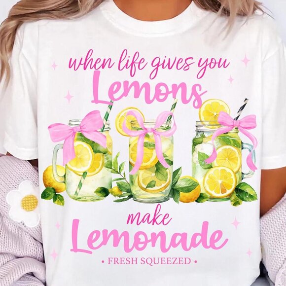Tops - Coquette When life gives you Lemons Shirt